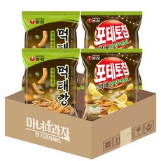 먹태깡 청양마요맛 60g 2개x포테토칩 먹태청양마요맛 50g 2개, 2개