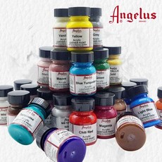 엔젤러스 [엔젤러스] 아크릴 Leather Paint 레더페인트 84color-용량1oz, #185 FireRed, 1개