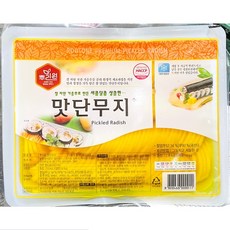 동그란 맛단무지2.8kgX4개 원형 노란단무지 온달 대용량, 4개, 2.8kg