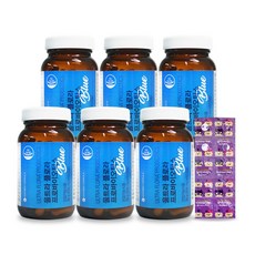 에스더포뮬러 울트라플로라 블루 유산균 60캡슐 6병 (무료냉장배송)+비타민C, 6병+비타민C