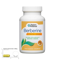 미국 DOCTORS' PREFERRED 베르베린 Berberine 1500mg Clinical Grade 90캡슐, 1개