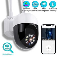 5G 5MP 카메라 와이파이 비디오 야외 IP 디지털 홈 무선 모니터 보안 감시 양방향 오디오 야간 컬러 AI 추, 5MP Camera 32G_EU 플러그, 07 5MP Camera 32G_01 EU 플러그, 1개