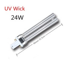 UV 11W JEBO 36W 7W 램프 18W 24W 9W 수족관 심지 13W H5W, 1 unit, 24W 2, 1개