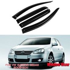 자동차 차량 썬가드 선가드 햇빛가리개 햇빛차단 VW Sagitar Sedan 2006 2007 2008 2009 2010 2011 사이드 윈도우 바이저 썬 가드 디플렉터 Auto - 리얼리윤