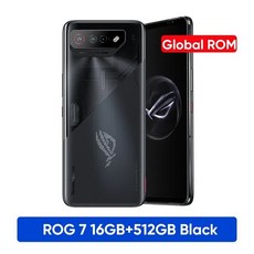 ASUS ROG 7/7 얼티밋 5G 스냅드래곤 8 2 세대 6.78 인치 165Hz AMOLED 디스플레이 6000mAh 배터리 글, 03 Add TWS Earphone, 10 16GB 512GB Black