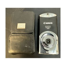 캐논 디지털 IXUS i 5MP 줌 카메라 (블랙) 케이스 포함