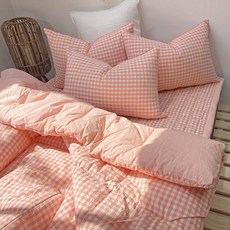 빈티지체크이불