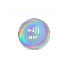 모든 휴대폰용 방수 및 내마모성 메탈 NFC 소셜 공유 원홉 태그 에폭시 라벨 스티커 1