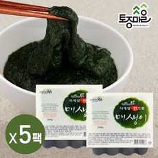 국산 톡톡사계절한그릇매생이 200g X 5팩(냉동)_세척매생이_완도매생이_냉동매생이, 없음, 5개