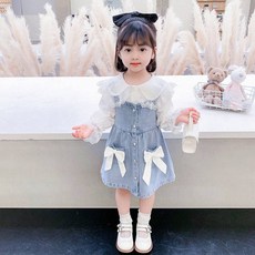 유아멜빵하늘색