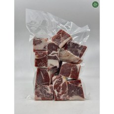 Halal Australian Lamb Shoulder with Bon Small Stew Cut 할랄 호주산 양어깨사각 작은 스튜 컷, 1개, 1kg