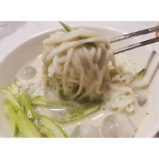 콩국수 면세트 여름별미 1+1 대용량 칠갑 쫀득 태양열 콩가루 별도판매 홈파티, 콩국수면900g+콩가루850g, 2개