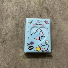 카툰 미니 사진 앨범 카와이 카드 대용량 휴대용 디스플레이 보관 파우치 포토카드 슬리브 기념품 북 실용적인 선물, Shape B