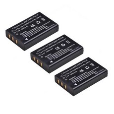 D-LI7 배터리 후지필름 콘탁스 충전기 줌 1657 NP-120 F10 펜탁스 PX NP-120B M603 F11 603 파인픽스 BP-1500S, 3) 3 x Battery, 03 3 x Battery