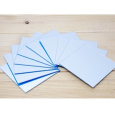 만들기교구 정사각 아크릴 거울 10개 diy재료 조립, 단일상품
