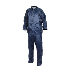 비모아통상 듀플렉스 신사용우의 투피스 곤색 야간 비옷 레인코트, 2XL, 1개