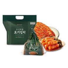 피코크 조선호텔 김치 포기김치 4kg 총각김치 1.5kg 알타리 아싹한, 1세트