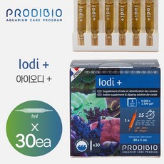 프로디바이오 아이오디+ (Iodi +) (30개입) / 산호 색상강화 소독, 1개, 30ml