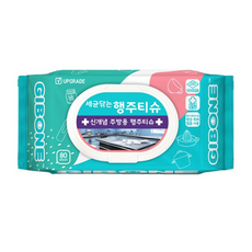 기본에 세균닦는 행주 티슈 캡형, 80매, 6팩