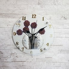 플라워벽시계
