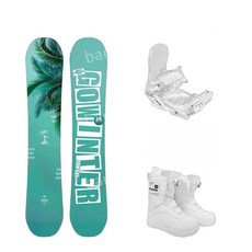 스노우보드 데크 바인딩 버턴 입문용 스키 보드장비