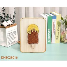 3D 스트링 아트 스레드 와인딩 페인팅 DIY 재료 나무 보드 홈 인테리어 공예 장식품, 11K, [11] K