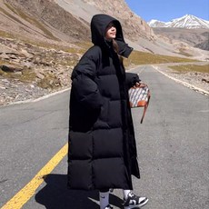 여성 4컬러 베이직 모자 롱패딩 겨울아우터 겨울자켓 여성롱패딩 겨울점퍼 아우터 여성아우터