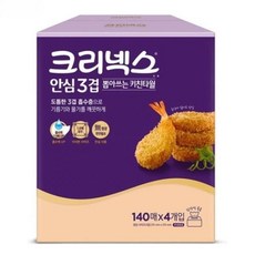 크리넥스 뽑아쓰는 키친타월 140매 X 4입, 크리넥스 스트롱 뽑아쓰는 키친 150매X, 4개