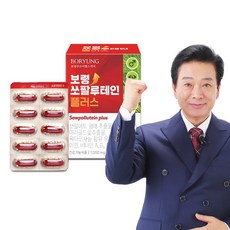 보령 쏘팔루테인 플러스 쏘팔메토 루테인 옥타코사놀 아연 전립선영양제 [총 2개월분], 1박스, 60정 - 개월분