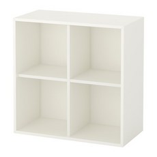 이케아 EKET 에케트 4칸 수납장 70x35x70 cm 책장, - 화이트 903.339.57