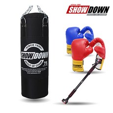 SHOWDOWN 쇼다운 샌드백 일반 헤비백 B세트 75cm 글러브 철봉