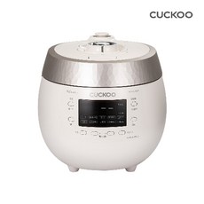 쿠쿠 10인용 화이트스톤 압력밥솥 CRP-R109FGW + 냄비 2종 찜기