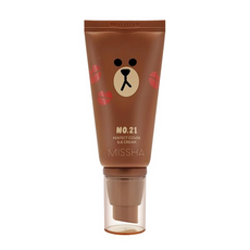 미샤_라인프렌즈 에디션 퍼펙트 커버 비비 크림 50ml, 없음, 퍼펙트커버비비:21호_2021/10/14까지