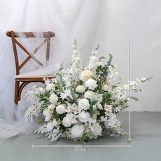 플라워 기업 웨딩 인테리어 회사 셀프 아치 꽃장식 스탠드, 전지 배화예, 1개