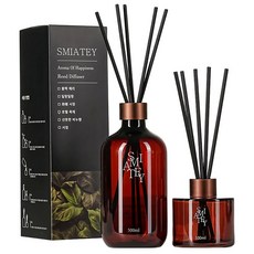 스미어티 디퓨저 대용량 실내 방향제 리필액 선물 세트 500ml, 1개, 화훼 시장