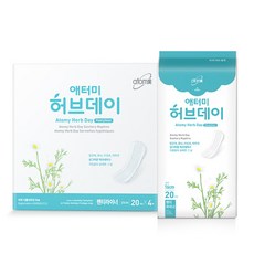 애터미 허브데이 팬티라이너 4팩, 20개