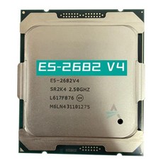 XEON E5 2682 V4 CPU 프로세서 16 코어 2.5GHz 40MB L3 캐시 120W SR2K4 LGA 2011-3 E5-2682V4, 한개옵션0
