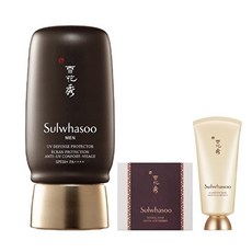 설화수 [본사정품] 맨 본윤선크림 SPF50+/PA++++ 50ml+궁중비누 50g 옥용팩35ml