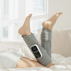 멜킨 공기압 종아리 마사지기 무선 엘프리 온열 다리 안마기, 종아리 마사지_브리즈 그레이