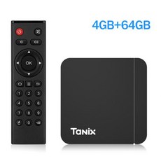 Tanix 듀얼 와이파이 스마트 TV 박스 안드로이드 11 100M BT TVBOX 4K 미디어 플레이어 셋톱 VS TX3 미니 Amlogic S905W2 2G 16G, Au 플러그_4GB 64GB TV BOX - 미니미디어플레이어