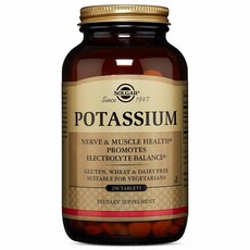 Solgar Potassium 솔가 칼륨 250정, 1개