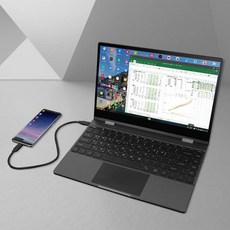 KT Flipbook 플립북 덱스북 미러링 13.3인치 휴대용 모니터