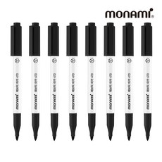 모나미 패브릭마카 470 블랙, 8개, 검정
