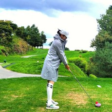 3차 완판 KINAS 골프 여성용 골프우비 비옷 우의, 95, 핑크