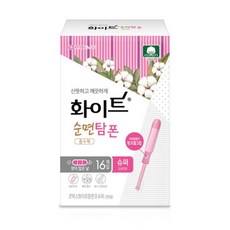 화이트 탐폰 슈퍼, 16개입 × 1개, 1개, 16개입