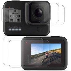 Go Pro Hero 8 강화 유리 스크린 필름 보호기 Gopro Hero 8 블랙 액션 카메?, 상세내용참조