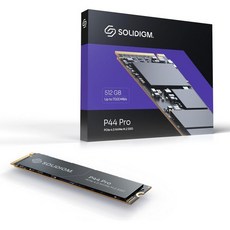 Solidigm™ P44 Pro Series 2TB PCIe GEN 4 NVMe 4.0 x M.2280 3D NAND 내장 솔리드 스테이트 드라이브 최대 7000MB/s 및 6, 512GB