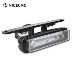 NICECNC ATV LED 리어 브레이크 라이트 미등 브래킷 포함 야마하 블래스터 200 밴시 350 브리즈 그리즐리, 01 파란