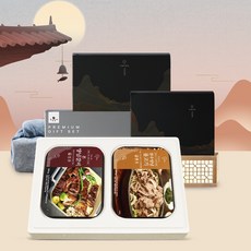[강강술래 홈채움] 프리미엄 본양념갈비 실속 선물세트 2호 (1.1kg), 1세트