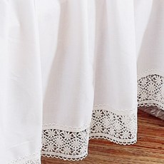  바자르 엔젤 레이스 63수 아사누빔 침대스커트 